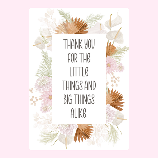 Thank you card with floral design - 27_2b9b6354-e82c