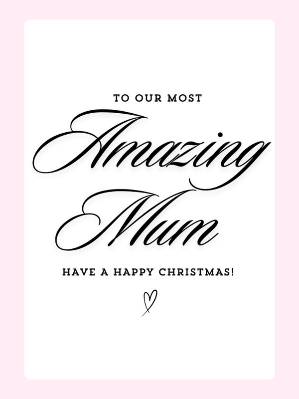 Christmas card for Mum