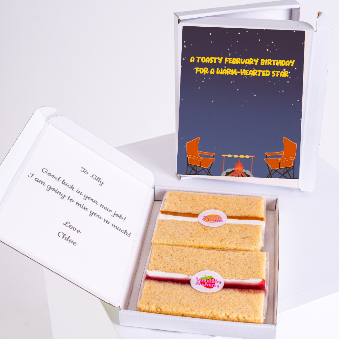 Good luck in your new job! & birthday card.