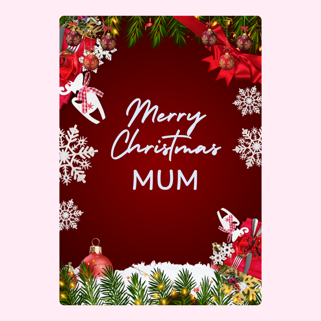 Christmas card for Mum