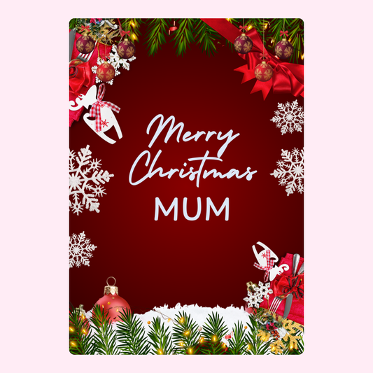 Christmas card for Mum