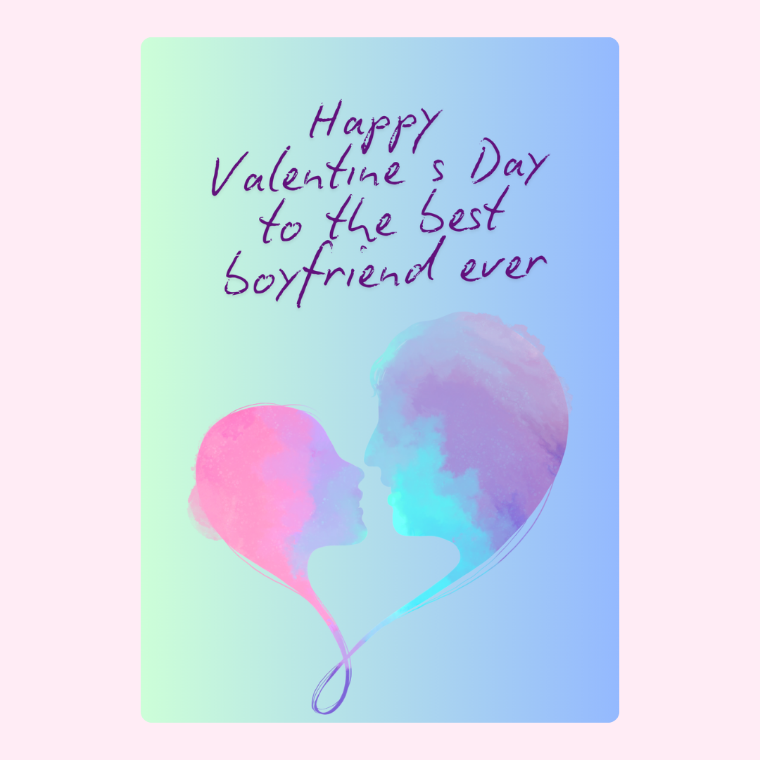 Valentine's Day card for boyfriend with heart and faces (28_c11875d9)