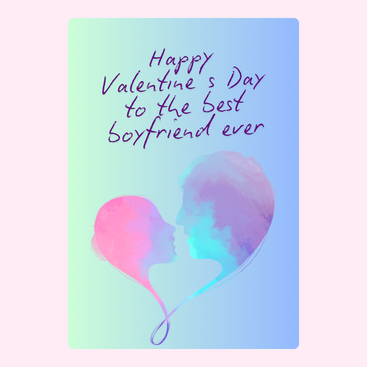 Valentine's Day card for boyfriend with heart and faces (28_c11875d9)