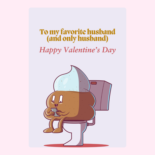 Poop emoji on toilet with phone.