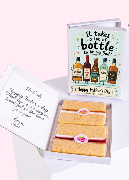 Bottle Of Bakes Cheers Cake Card | MailBakes