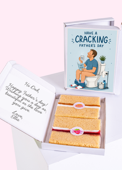 Cracking Morning Dad Cake Card | MailBakes