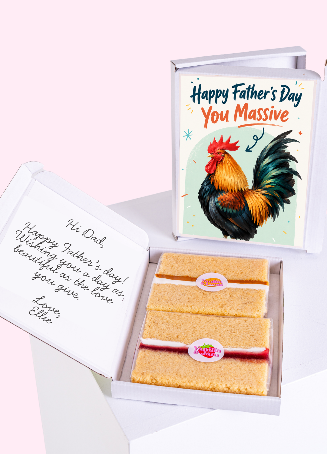 Massive Rooster Cake Card | MailBakes