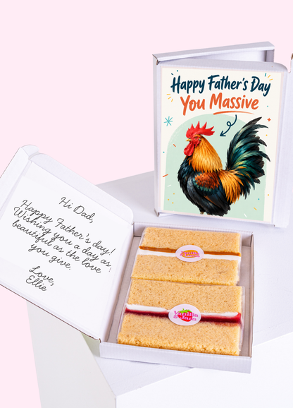 Massive Rooster Cake Card | MailBakes