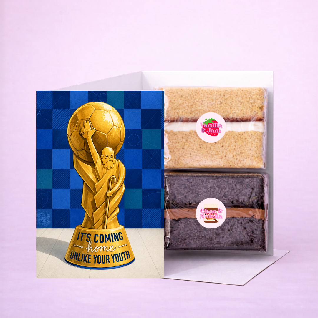 It's Coming Home Trophy Cake Card | MailBakes