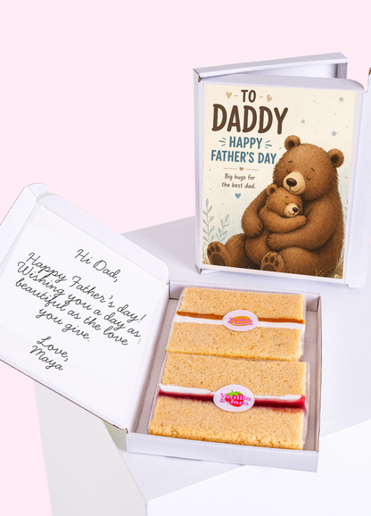 Big Bear Hugs Father's Day Cake Card | MailBakes