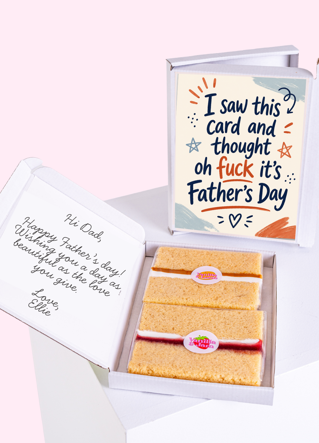 Father's Day Reminder Cake Card | MailBakes