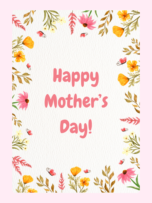 Happy Mother's Day11 Cake Card, for Mum