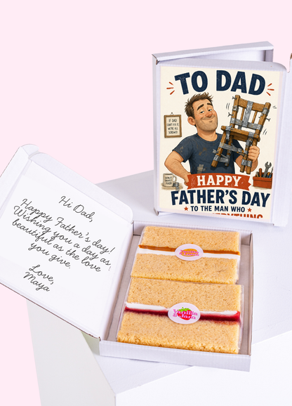 Fixes Everything Dad Father’s Day Cake Card | MailBakes