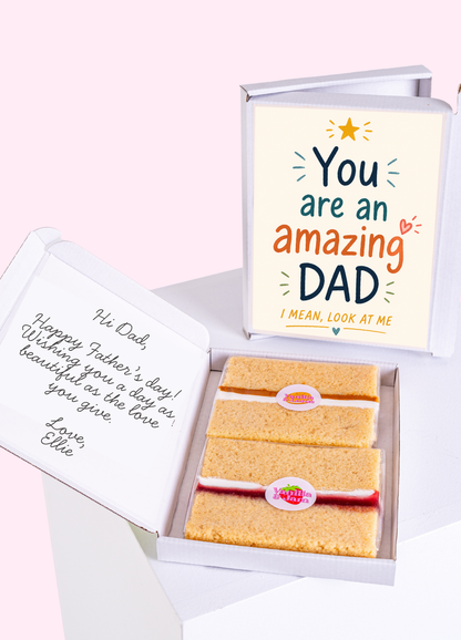 Look At Me Amazing Dad Cake Card | MailBakes