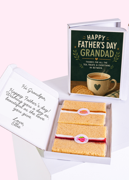 Warm Cuppa & Treats Grandad Cake Card | MailBakes