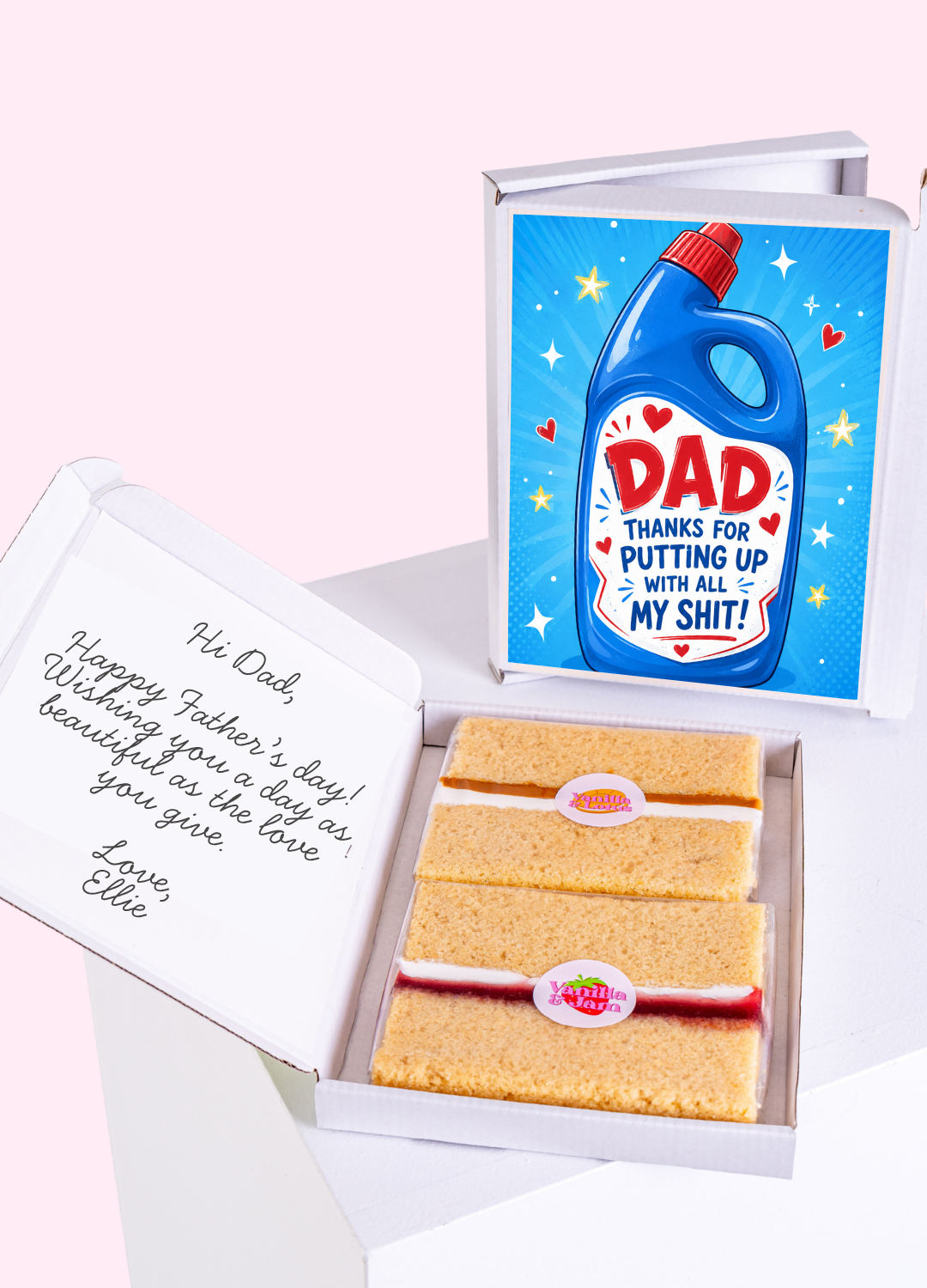 Fresh Clean Thank You Cake Card | MailBakes