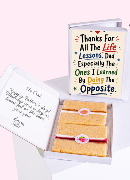 Life Lessons Opposite Cake Card | MailBakes