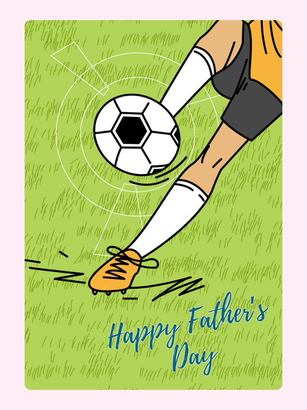 Happy Father's Day_34 Cake Card, for Dad