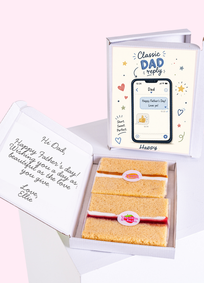 Classic Dad Text Reply Cake Card | MailBakes