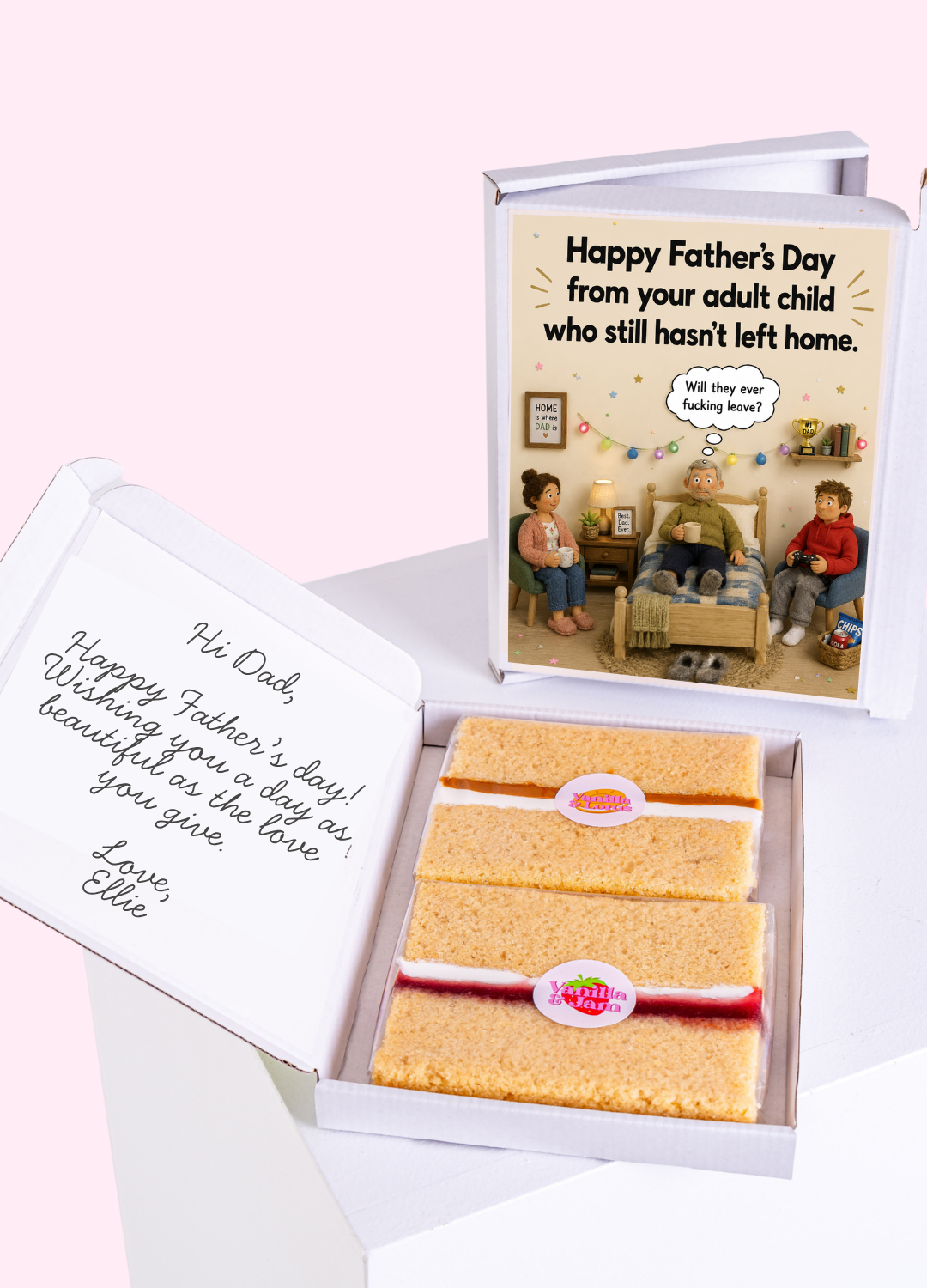 Adult Child At Home Cake Card | MailBakes