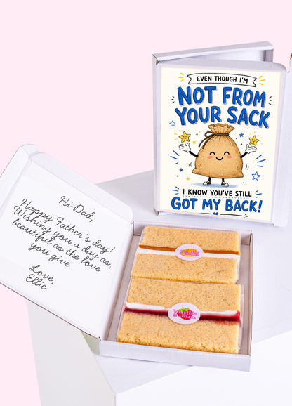 Got Your Back Sack Cake Card | MailBakes