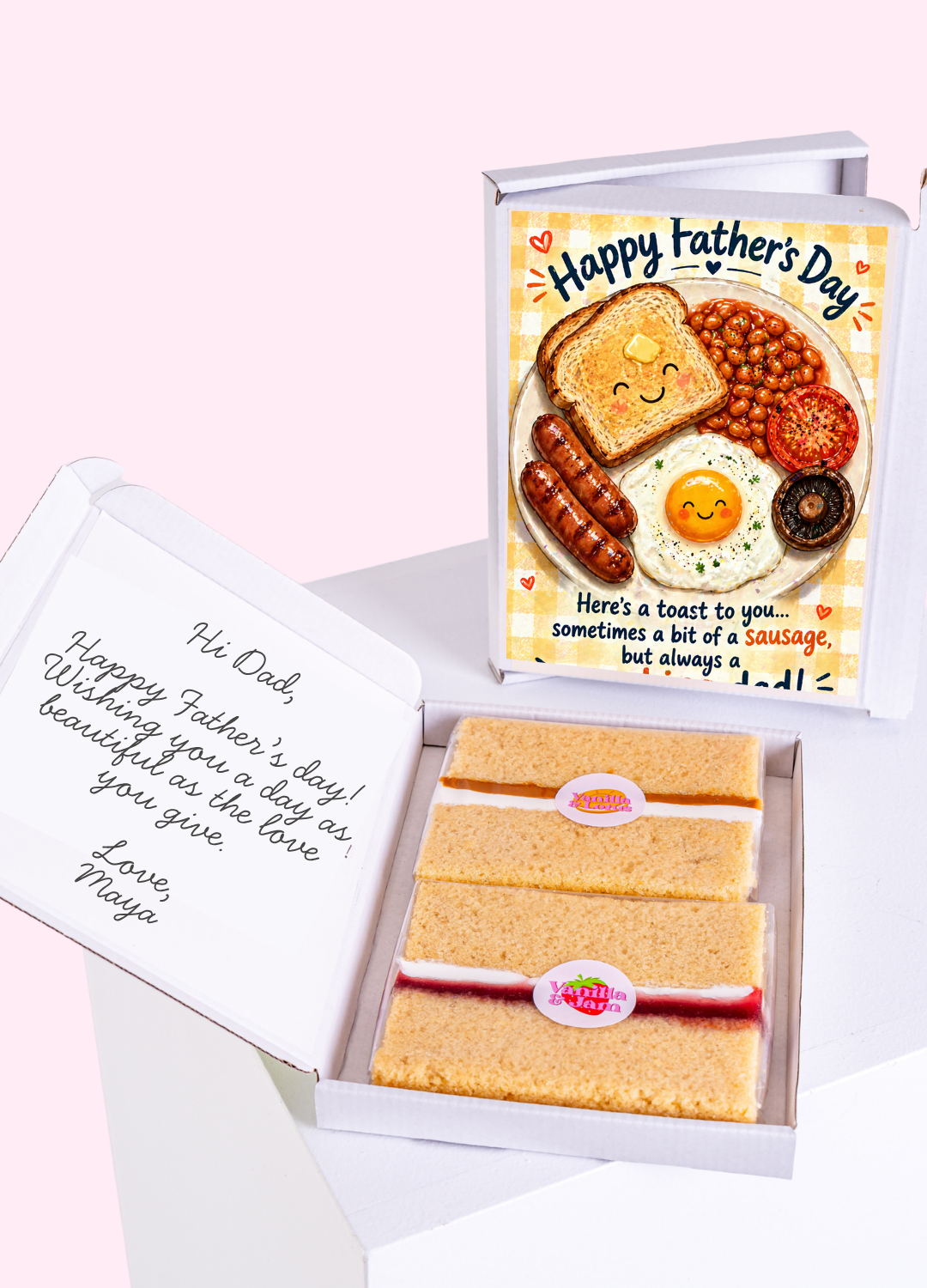 Full English Breakfast Father’s Day Cake Card | MailBakes