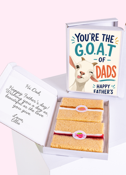 Greatest Of All Time GOAT Cake Card | MailBakes