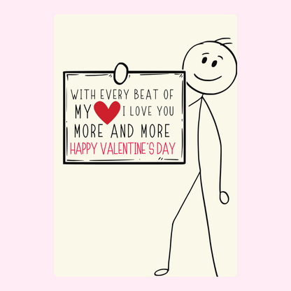 With every beat of my heart...