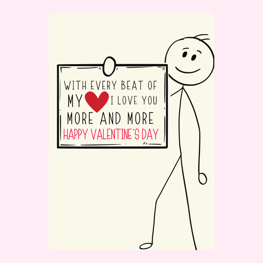 With every beat of my heart...