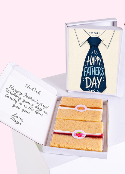 Tie Design Father’s Day Cake Card | MailBakes