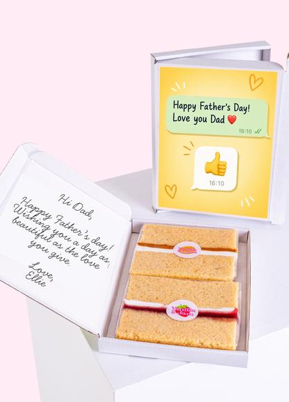 Dad Thumbs Up Text Cake Card | MailBakes