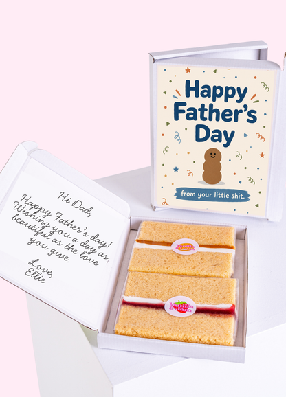 Cheeky Poop Present Cake Card | MailBakes