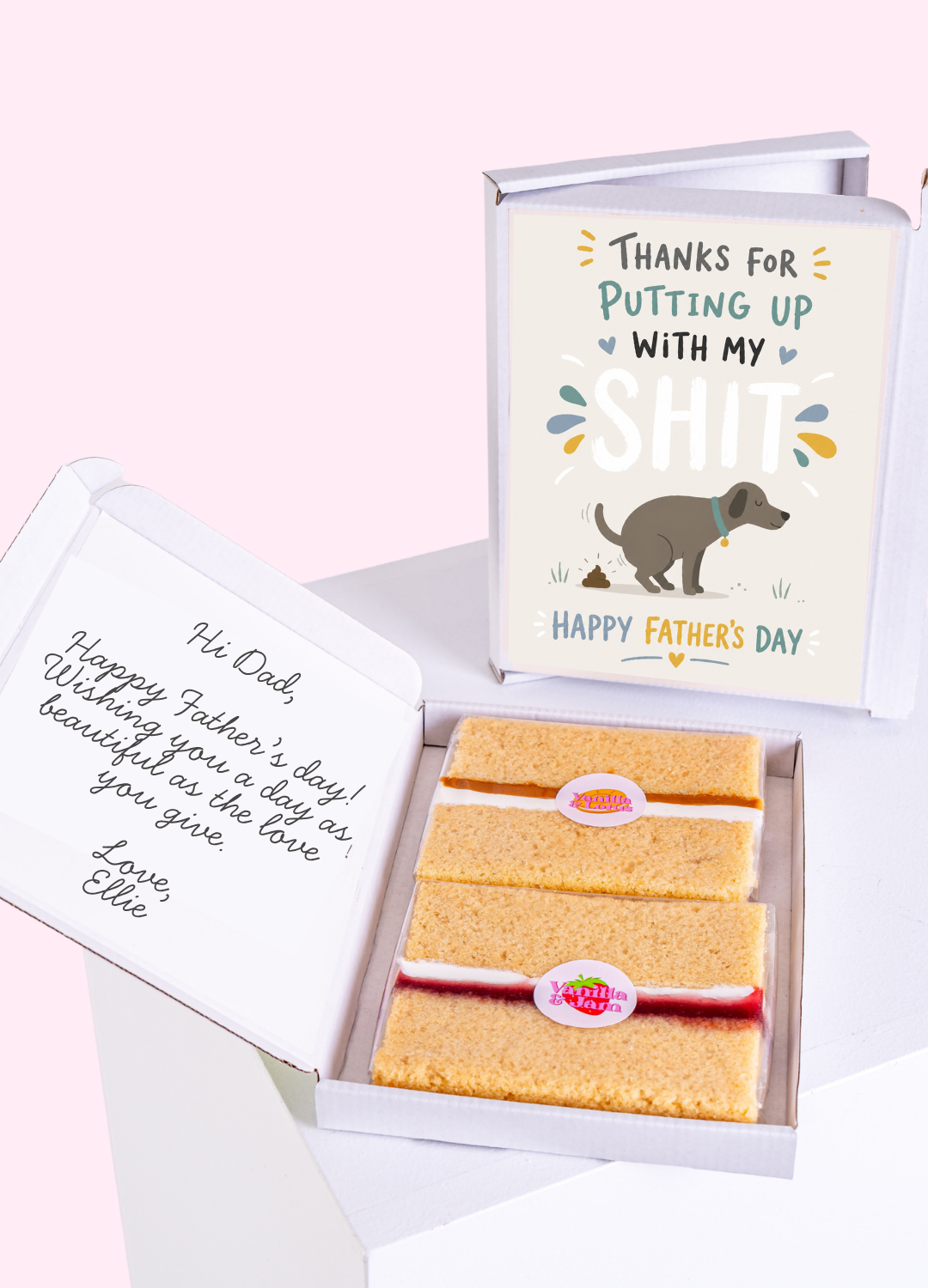Thanks for Dealing With Me Cake Card | MailBakes