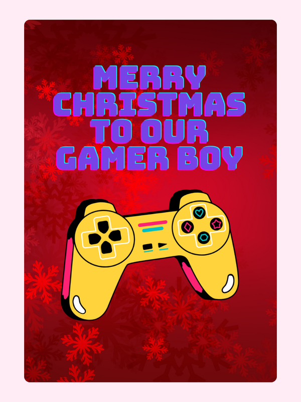 Merry Christmas62 Cake Card, for kids