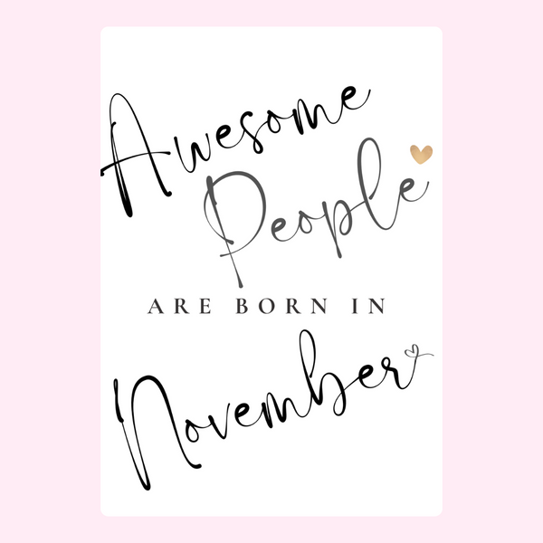 Awesome November People