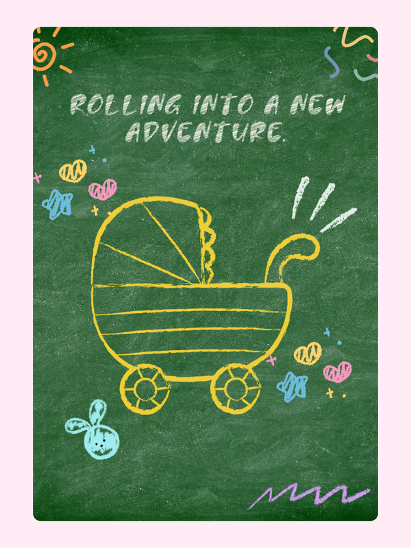 New Adventure Cake Card