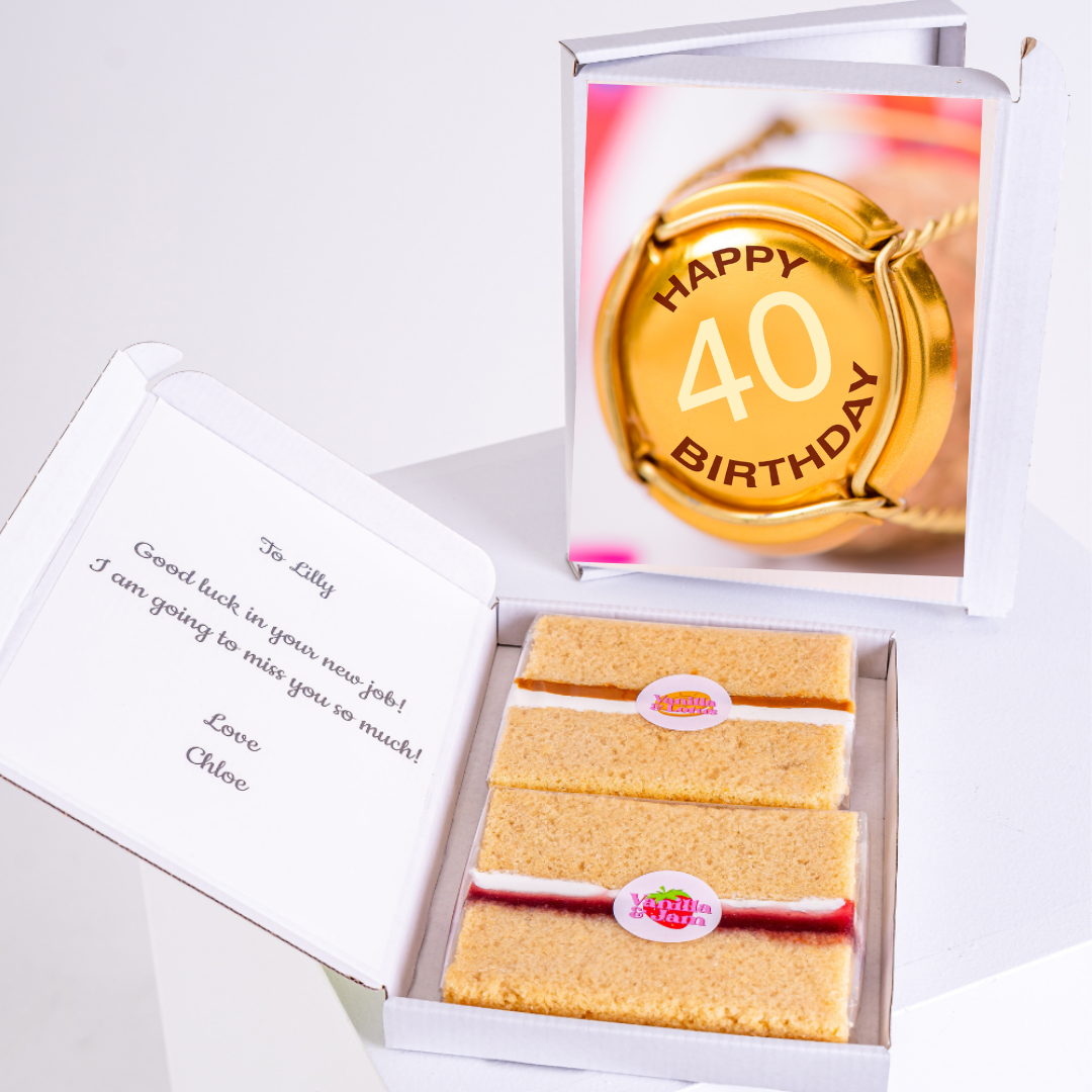 40th Birthday Cake Gift Box for Lilly
