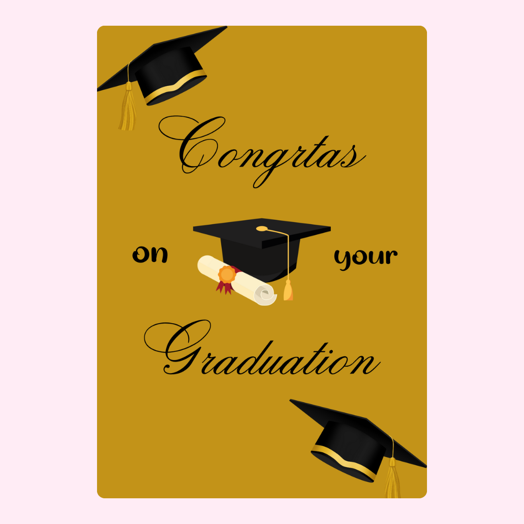 Graduation card with Congratas on your Graduation - image 32