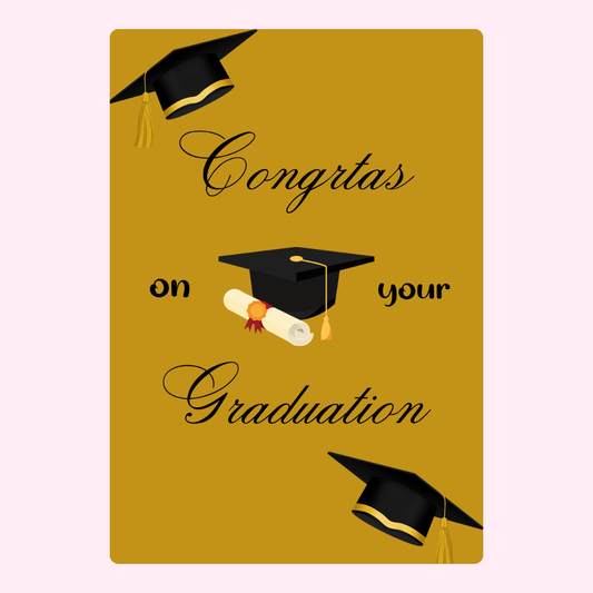 Graduation card with Congratas on your Graduation - image 32