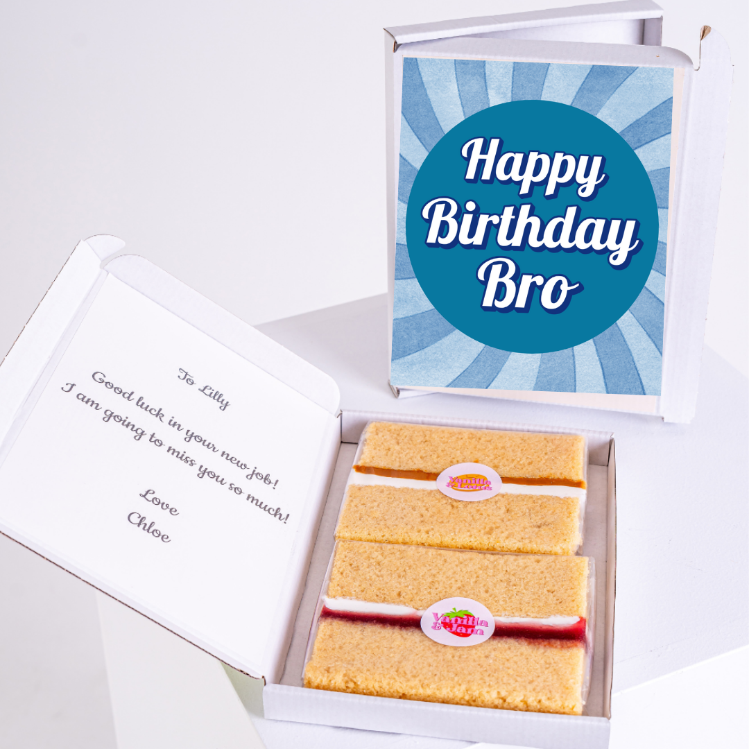 Birthday cake gift box Happy Birthday Bro