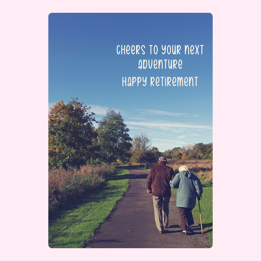 Cheers to your next adventure with couple walking.