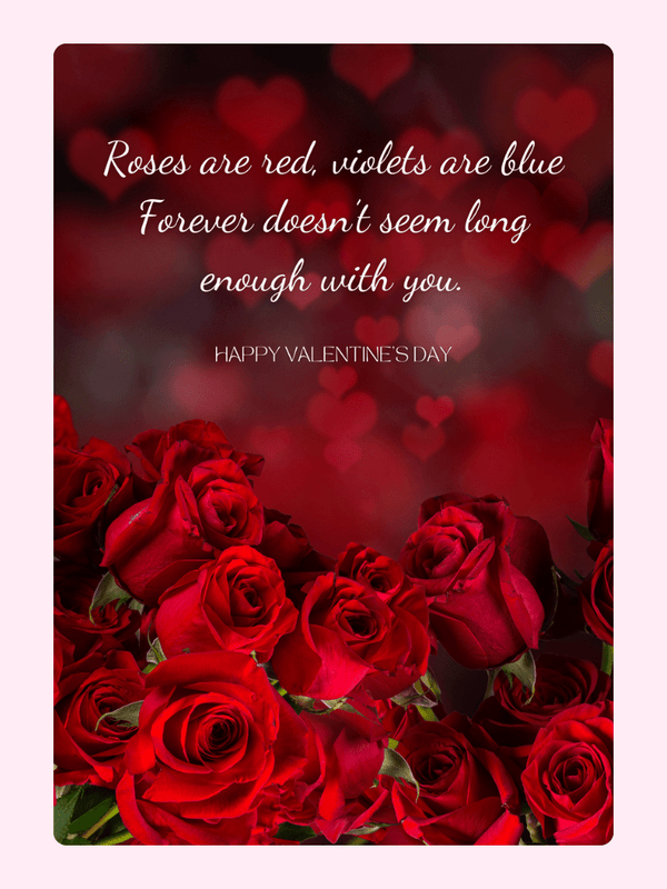 Forever Doesn't Seem Long Enough Cake Card, for a partner
