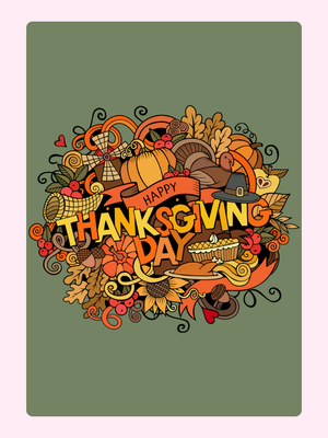 Happy Thanksiving Day - Green