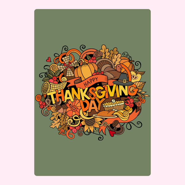 Happy Thanksiving Day - Green