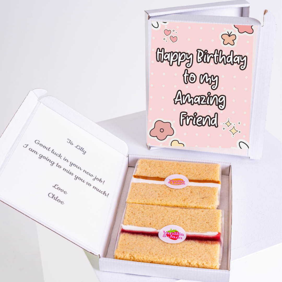 Birthday cake gift box for Lilly, Happy Birthday!