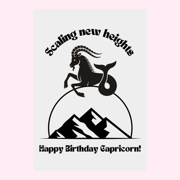 Happy Birthday Capricorn