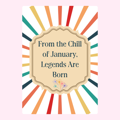 From the Chill of January, Legends Are Born