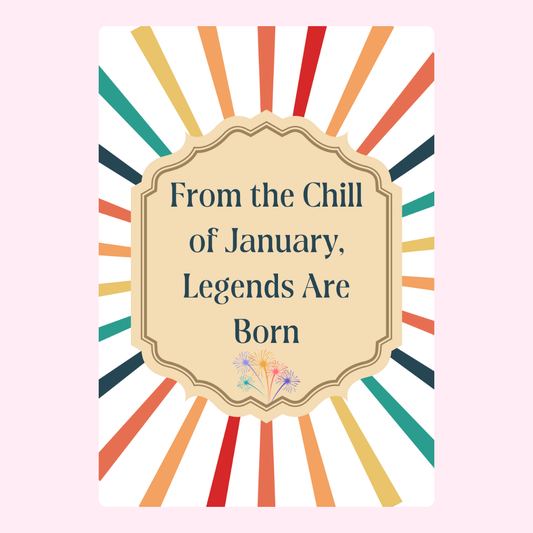 From the Chill of January, Legends Are Born