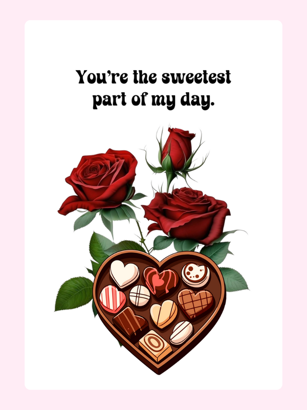 You're The Sweetest Cake Card, Valentine's Day