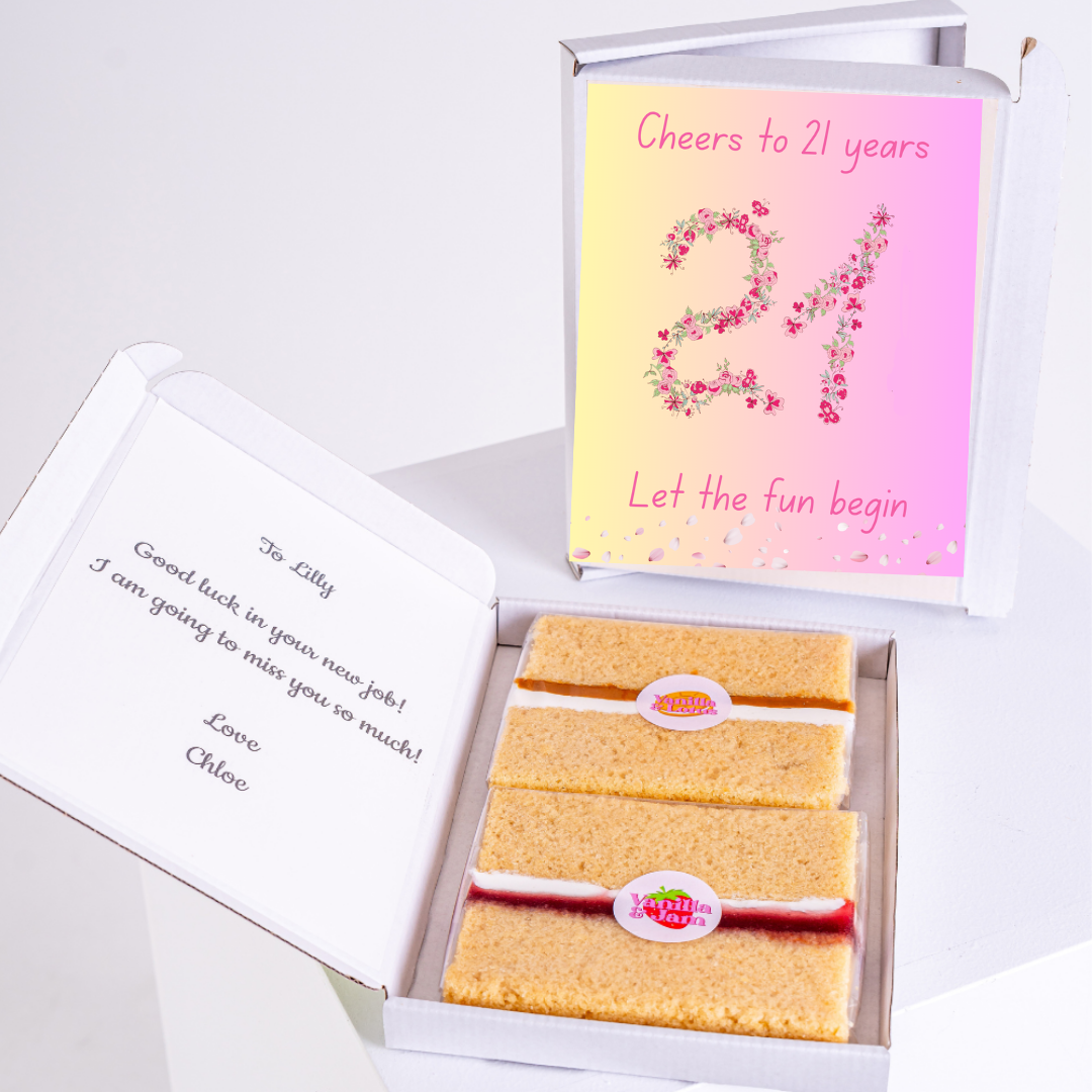 21st birthday cake with message for Lilly, cheers to 21 years